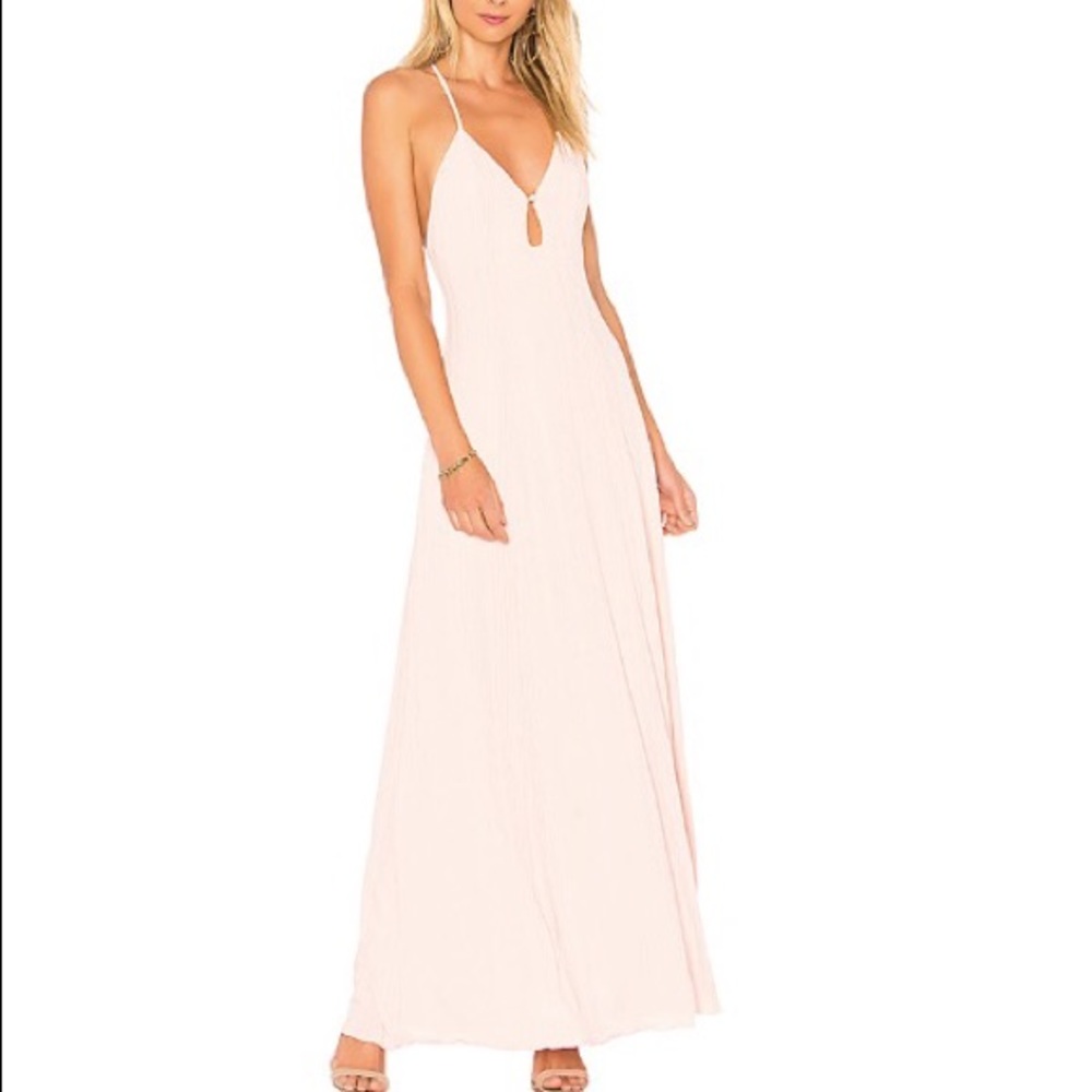 “X REVOLVE Heidi Maxi” Rose Pink Dress